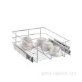 Pulll Out Basket Kitchen Storage Shelf Pull-Out Wire Basket Manufactory